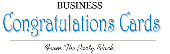 Business Congratulations Cards